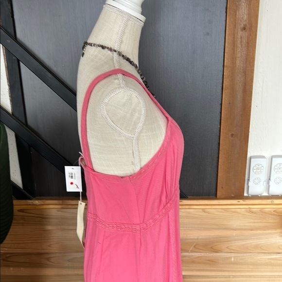 💕New Saltwater maxi dress Pink V-Neck size large New - Picture 8 of 16